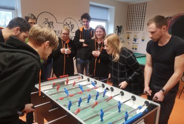Kuršėnuose jaunimo darbuotojų stalo futbolo turnyras!